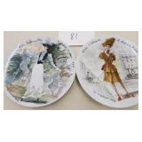 Porcelain de Limoges France Signed plates