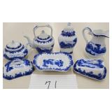 Mini tea set -6 pieces with lids