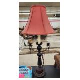 Vintage candle holder lamp - 34"