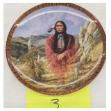 Franklin Mint Quanah Parker collectible plate