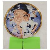 The legendary Mickey Mantle collectors plate