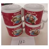 Campbell Soup Cups set of 4