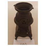 Vintage cast iron pot belly stove 