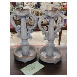 Made in Taly tall candle  holders  - 13"