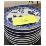 8 courrier and Ives plates (divided)