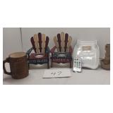 God Bless America tealight candle holders, plus God Bless America tealight candle holders, plus
