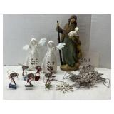 CHRISTMAS DECOR; SNOWFLAKES; RELIGIOUS CHRISTMAS DECOR; SNOWFLAKES; RELIGIOUS