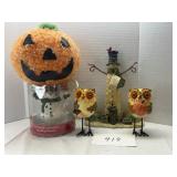 YANKEE CANDLE SNOWMAN; PUMPKIN & MORE