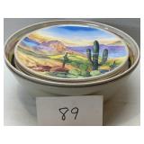 SOUTHWEST BOWLS & PLATES - 7 PCS SOUTHWEST BOWLS & PLATES - 7 PCS