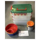 8 Melamine Pinch Bowls; & More 8 Melamine Pinch Bowls; & More