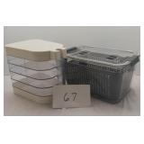 Snack Organizer, Pro Drainage Basket w Produce Snack Organizer, Pro Drainage Basket w Produce