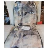 Car seat cushion covers wolves