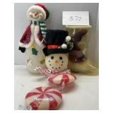 CHRISTMAS DECOR; SNOWMEN & MORE CHRISTMAS DECOR; SNOWMEN & MORE