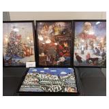 Christmas Puzzle Pictures 19x25 - 4 total