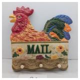 Rooster Mail holder 13x13x3