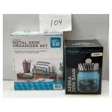 DESK ORGANIZER & COIN BANK DESK ORGANIZER & COIN BANK