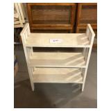 Wooden 3 Tier Shelf  25x10x31