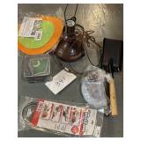 MIXED MISC LOT; KITCHEN; LAMP & MORE