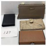 LOT OF (4) WALLETS; RELIC & MORE