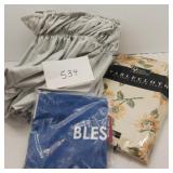 Twin bedskirt, Tablecloth, plus Twin bedskirt, Tablecloth, plus
