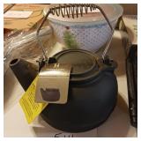 Humidifying cast iron kettle by Open Hearth Humidifying cast iron kettle by Open Hearth