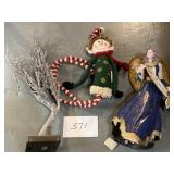 CHRISTMAS DECOR; ELF; ANGEL & MORE