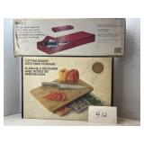 CUTTING HOARD & GIFT WRAP ORGANIZER CUTTING HOARD & GIFT WRAP ORGANIZER