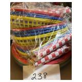 PLASTIC PICNIC BAsket Trays PLASTIC PICNIC BAsket Trays