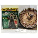 TREE DAZZLER & ROOSTER CLOCK