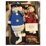 Snowman & Elf Decor