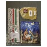 Nativity Banner; Tissue Paper; Oven Mit Nativity Banner; Tissue Paper; Oven Mit