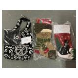 Stockings; Peace Bag; & More Stockings; Peace Bag; & More