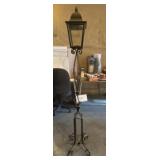 Iron Candle Lamp Lantern 17x17x66