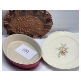 Glass Halloween serving platter & more Glass Halloween serving platter & more