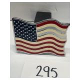 Heavy American Flag Metal Trailer Hitch Fit 2