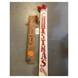 Wooden porch decor (2); 52' Wooden porch decor (2); 52'