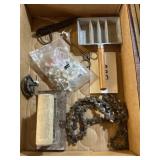 Mixed lot of misc items; chain & more Mixed lot of misc items; chain & more