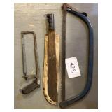 Vintage hand saws : machete Vintage hand saws : machete