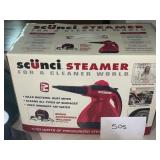 Scunci steamer for a cleaner world