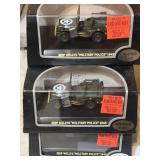 Lot of (5) jeep Willy�s military police die cast Lot of (5) jeep Willy�s military police die cast