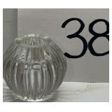 Vintage crystal candle holder Vintage crystal candle holder