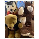 Lot of Stuffies; Animated Bear & More