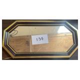 Decorative mirror; 23x12