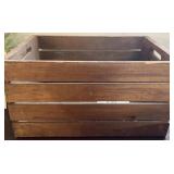 Vintage wooden crate; 18x10x12