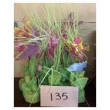(6) Floral balloon weights (6) Floral balloon weights