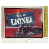 Aluminum built by Lionel sign