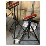 Vintage metal roller stands Vintage metal roller stands