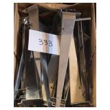 Lot of slat shelf brackets Lot of slat shelf brackets