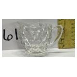 Fostoria American Glass Creamer Vintage Fostoria American Glass Creamer Vintage