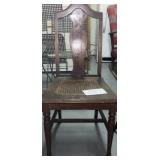 Vintage woven seat chair Vintage woven seat chair